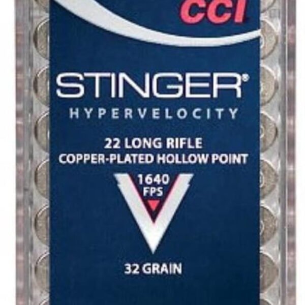 CCI Varmint Stinger 22LR 32gr, Hollow Point, 50rd Box