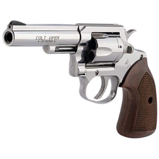 Colt Viper 4.25" .357 Mag 6rd Revolver, Stainless - VIPER-SP4WRR