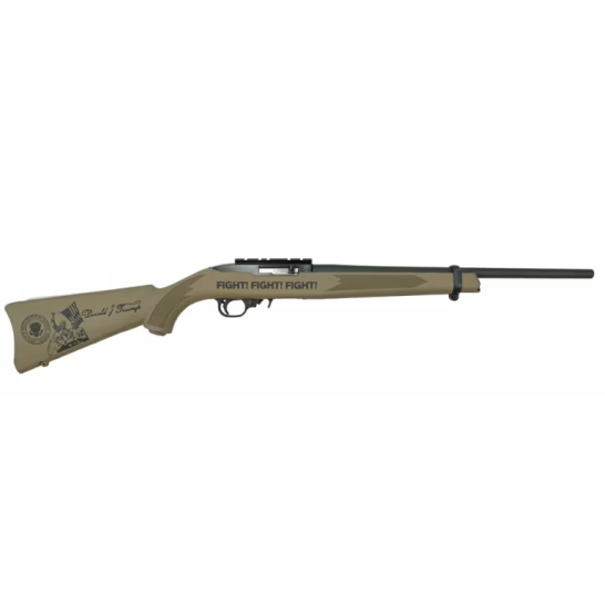 Ruger 10/22 Trump Fight Limited Edition .22LR 18.5" 10rd Rifle, Flat Dark Earth