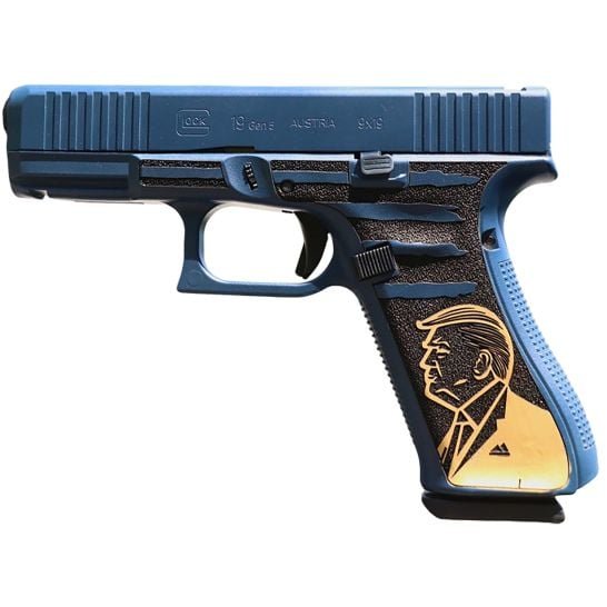 Glock G45 Gen5 MOS Trump 9mm 4.02" 17rds Pistol, Presidential Blue