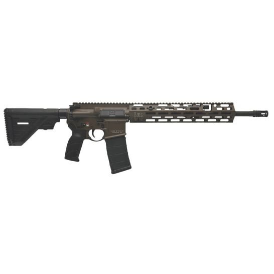 HK MR556 A4 16.5" 5.56x45mm Ambi Rifle, Patriot Brown