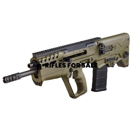 IWI Tavor 7 Restricted State Model .308 Win/7.62 Semi-Automatic Gas Piston Action Rifle, OD Green - T7G1610