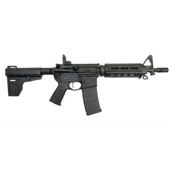 PSA AR-15 Pistol 5.56 10.5" 1/7 Nitride MOE EPT SHKWVE w/ MBUS Rear