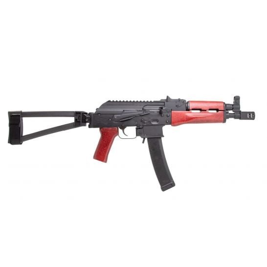 PSA AK-V 9mm Triangle Folding Pistol, Redwood