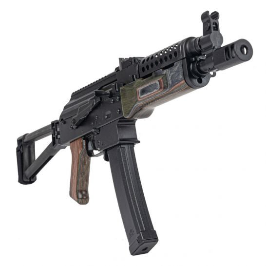 PSA AK-V 9mm Triangle Folding Pistol with Cheese Grater Upper Hand Guard, "Voodoo"