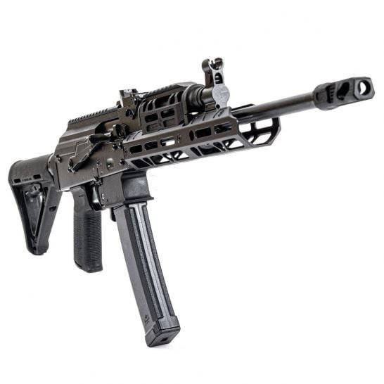 PSA AK-V 16" 9mm MOEkov Rifle with JL Billet Rail and ALG Trigger, Black