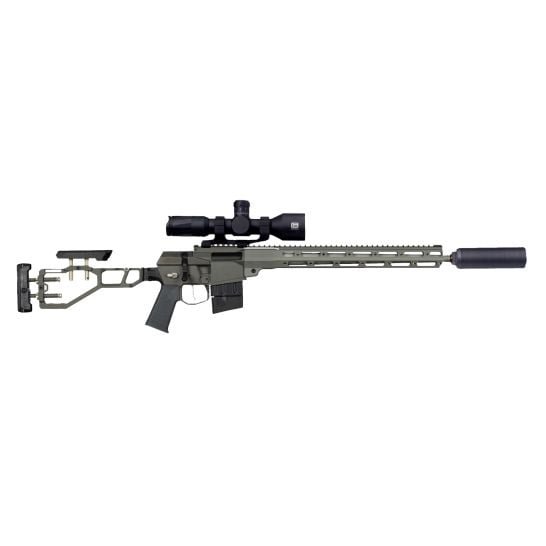 Q LLC The Mini Fix 5.56 Nato Bolt Action Rifle, Gray