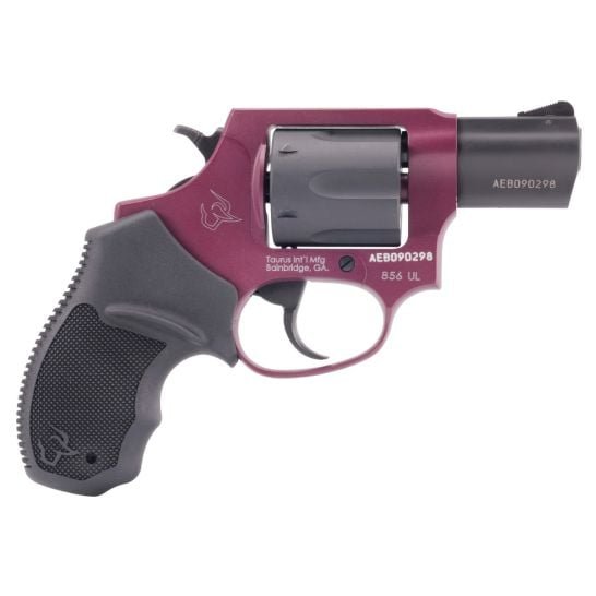 Taurus 856 UL .38sp 2" 6rd Revolver, Black Cherry / Black