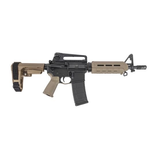 PSA AR-15 Pistol 10.5" Carbine 5.56 Nitride MOE SBA3 Brace w/ Carry Handle, FDE
