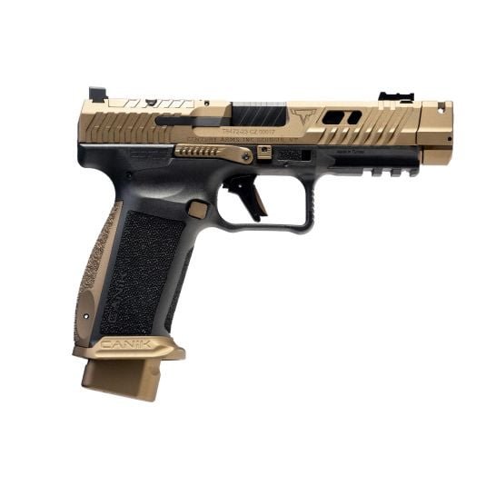 Canik TTI Combat 9mm 4.6" 18rd Pistol, Bronze / Black