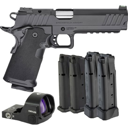 Springfield Prodigy 1911 DS 9mm 5" 20rd Pistol w/ Viridian RFX25 Micro Green Dot Optic
