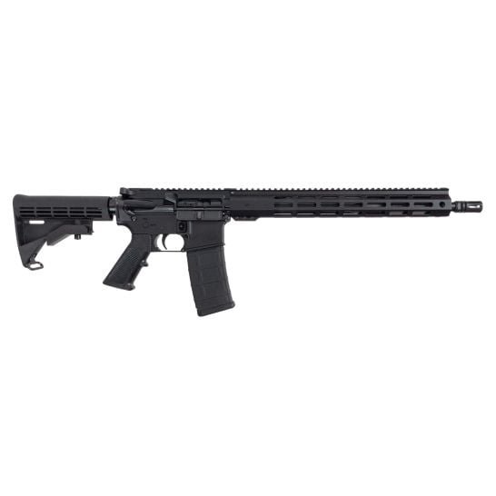PSA 16" Mid-Length 5.56 NATO 1/7 Nitride 15" Lightweight Hex M-Lok Classic Rifle