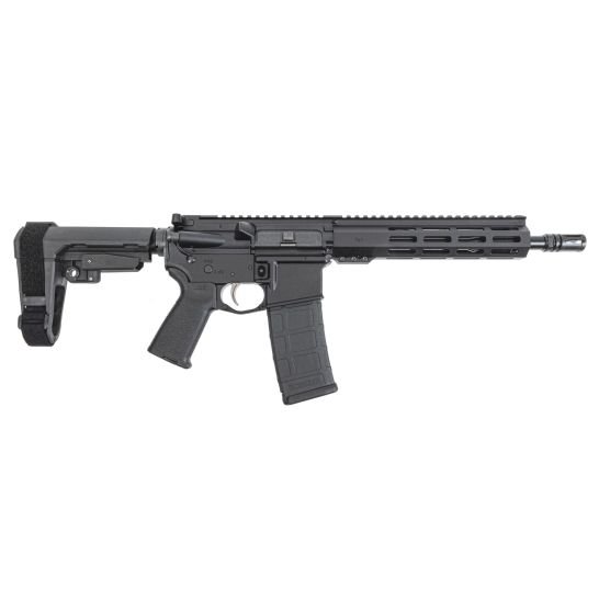PSA 10.5" Carbine-Length 5.56 NATO 1/7 Nitride 9" Lightweight Hex MLOK MOE EPT SBA3 Pistol