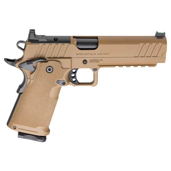 Springfield Armory 1911 DS Prodigy AOS 9mm 5" 20rd Pistol, Coyote Brown