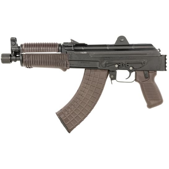Arsenal SAM7K 7.62x39mm 8.50" AK Pistol, Black/Plum - SAM7K-56P