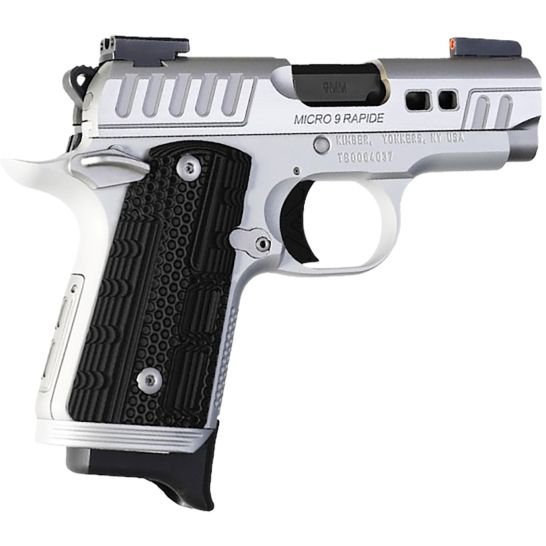 Kimber Micro 9 Rapide Frost 9mm 3.15" 7rds, Silver