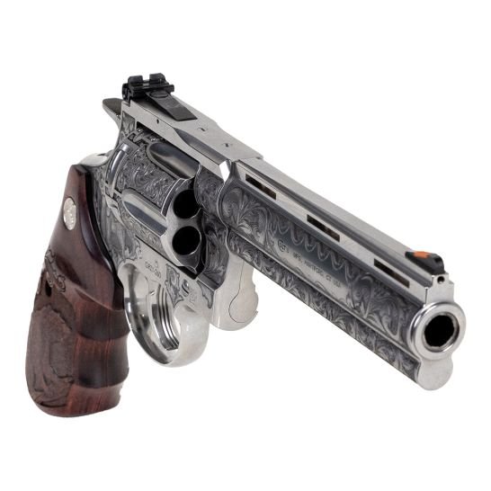 Colt Anaconda 6" 44 Rem Mag Grizzly Engraved SS 6rd Pistol - DAV-12470