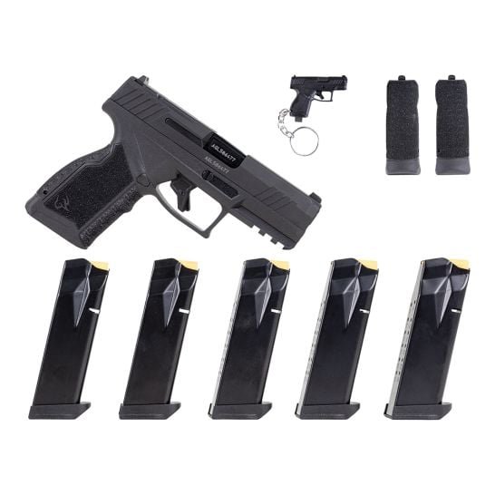Taurus GX4 Carry 3.7" 9MM (2)15rd Pistol, w/ RDS TORO and 3 Extra Mags, BK/BK