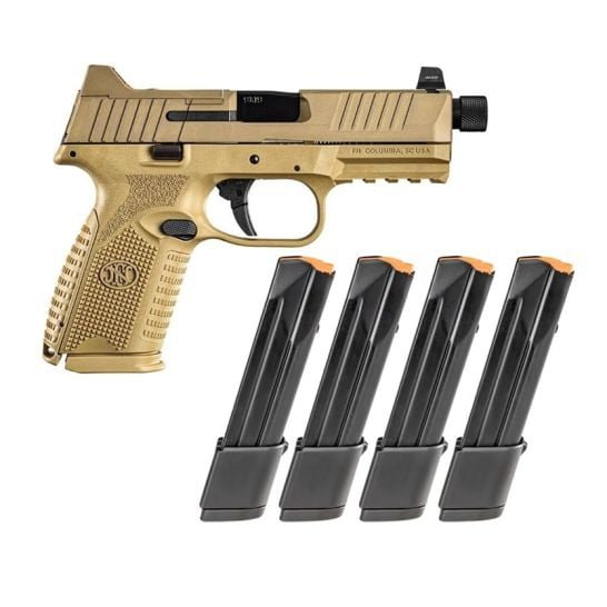 FNH FN 509 Midsize Tactical 9mm 4.50" 15/24rds, Flat Dark Earth