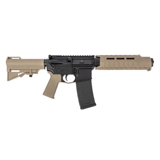 PSA AR-15 7" 5.56 MOE SL Stealth Lower W/ HAR-15 brace Marauder Pistol, FDE