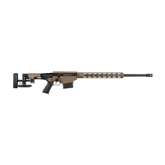 Ruger Precision 6.5 Creedmoor 24" M-Lok Bolt Action Rifle, Barrett Brown