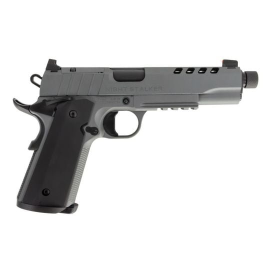 Tisas USA 1911 Night Stalker SF 10mm Pistol 5" 8rds, Platinum Gray