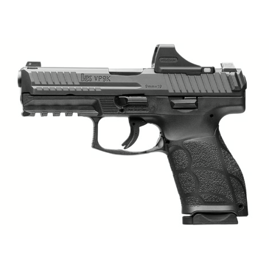 HK VP9A1 K Compact 4.09" 9mm W/ Holosun SCS (2)15rd Pistol