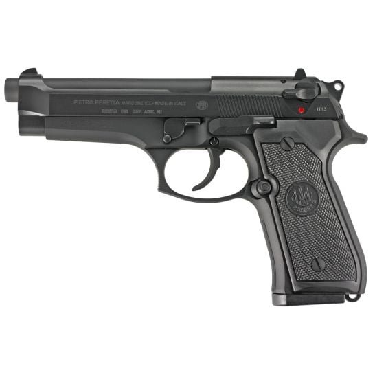 Beretta 92FS 9mm Pistol, 4.9" Barrel, Black