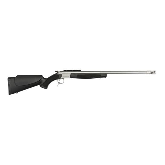 CVA Scout .444 Marlin Single Shot Rifle, 25" Barrel, Silver