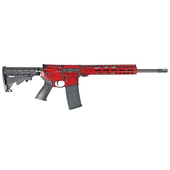Ruger AR-556 with Free-Float Handguard .223 Remington/5.56x45mm 16.10", Distressed Red