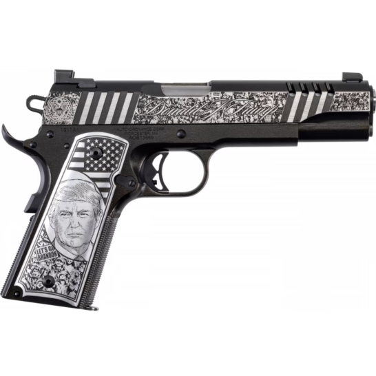 Auto Ordnance 1911 "Trump Rally Cry" 5" 7rd .45 Pistol, Stainless Steel