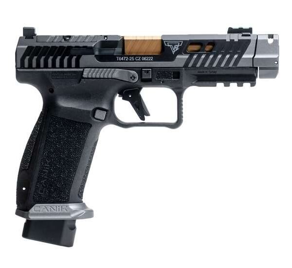 Canik TTI Combat Smoke 9mm Pistol w/ Hard Case, Holster