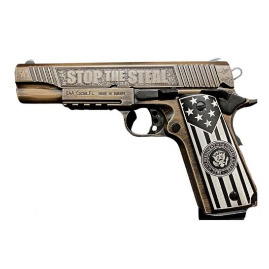 EAA Stop The Steal 1911 .45 ACP Pistol, Distressed