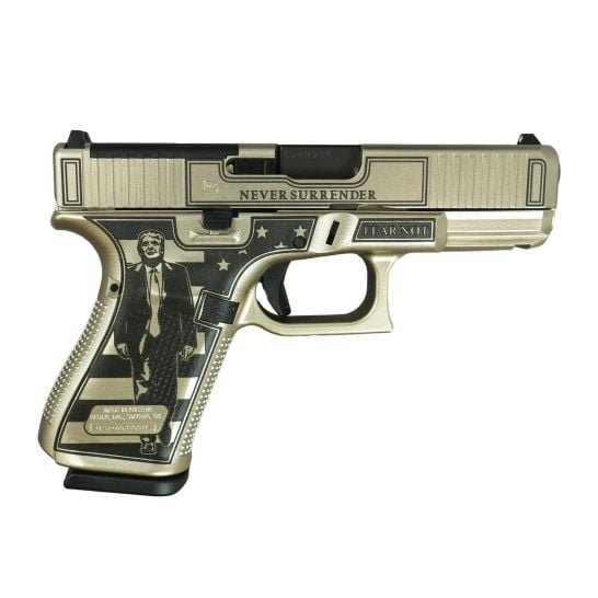 Glock G19 Gen5 9mm 4.02" Trump Fight 15rd Pistol