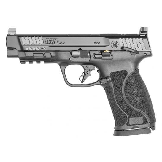S&W M&P 2.0 TS 4.6" Optics Ready 10mm Pistol, Black