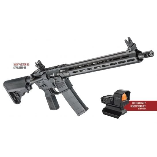 Springfield Saint Victor B5 5.56 AR-15 Rifle With Hex Dragonfly, Black