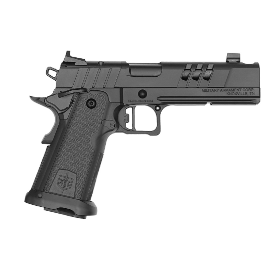 MAC 9 DS-D Comp 5" Black QPQ Ported Bull Barrel 9mm 17rd Pistol Optic Cut w/Rail & Beavertail