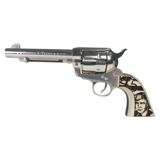 Traditions 1873 Trump Single Action .45 LC Revolver, Nickel